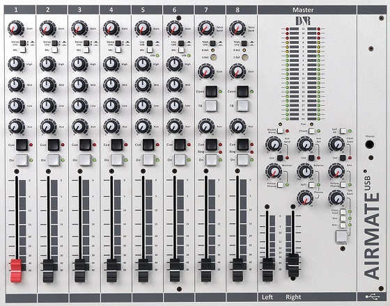 Consola profesional 8 canales
